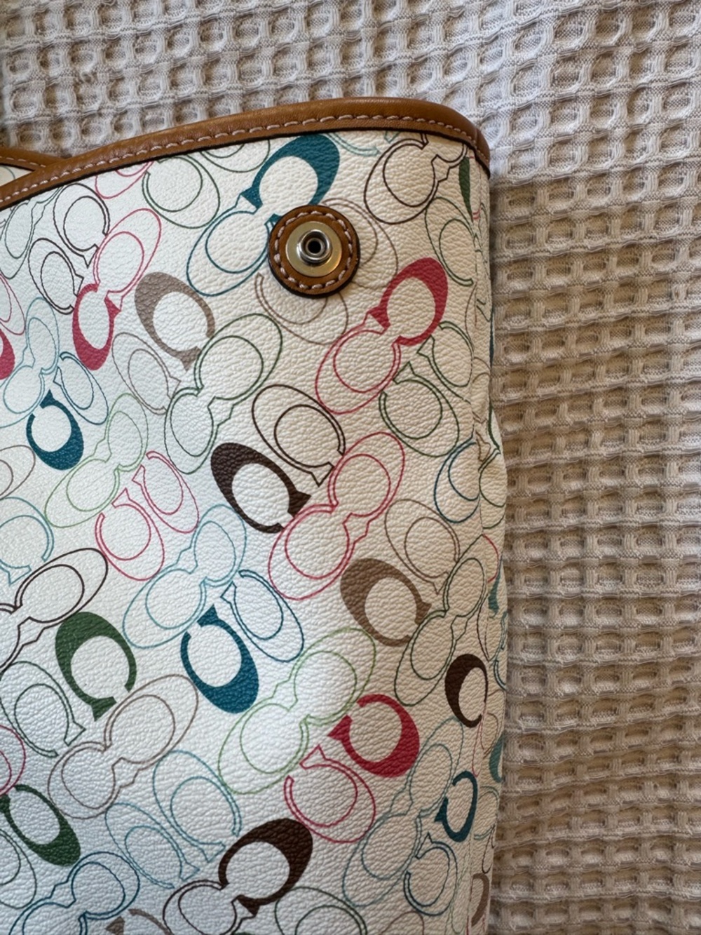 Coach Multicolor Tote - Picture 12 of 12